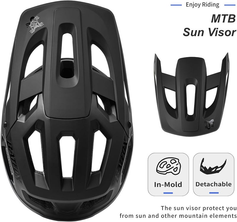 BATFOX Bike Helmet,Mountain Bike Helmet Helmets for Men Women Adults Youth - Image 5